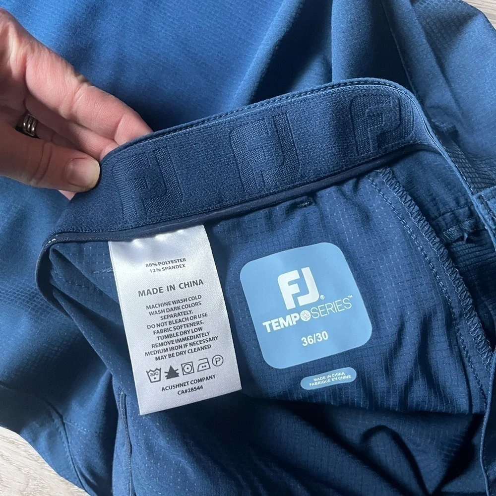 FootJoy TempoSeries Lightweight Golf Pants Navy Size 36/30